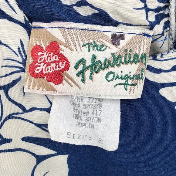 Hilo Hattie Hawaiian Original Dress Women 2 / XS Floral Tropical Tank Sleeveless - Picture 7 of 7